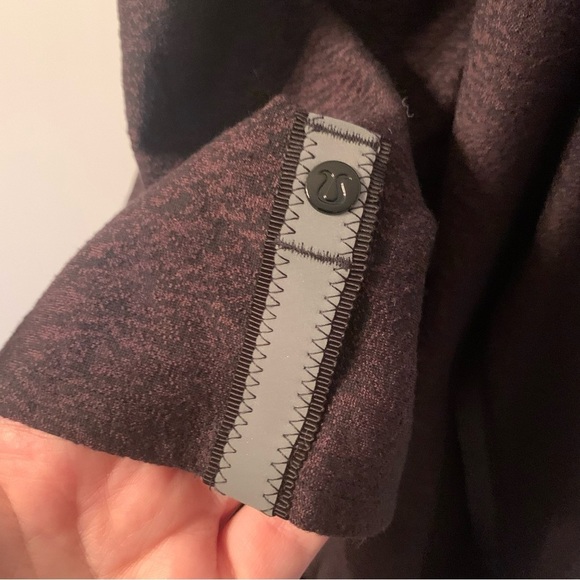 Lululemon Vinyasa Wrap Running Luon Spray Jacquard Black Cherry Black / Black - Picture 5 of 8